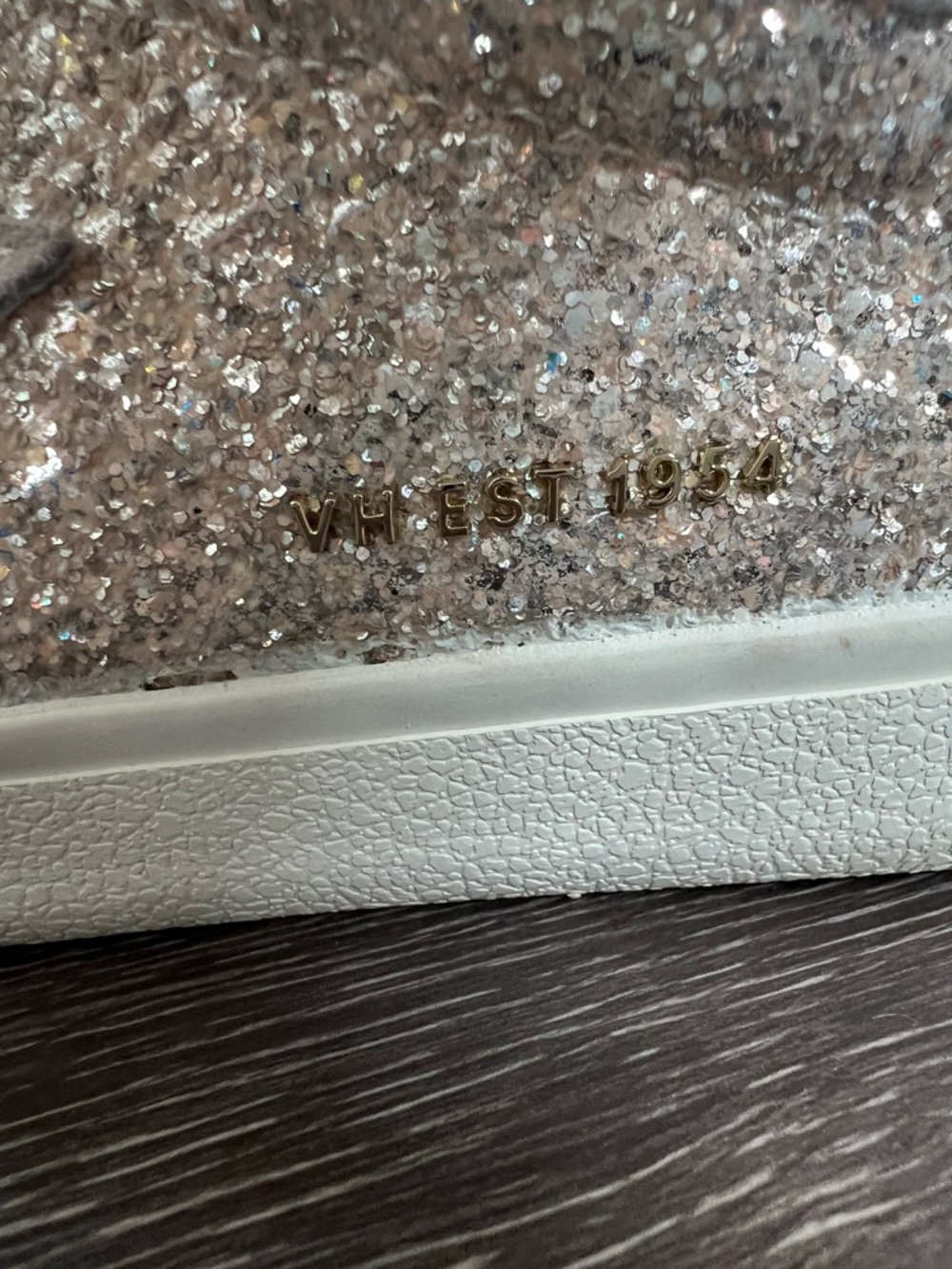 Vintage Havana Women's Palmer 1 Glitter Sneakers - Picture 4 of 11